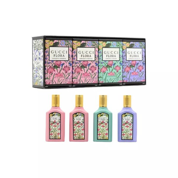 Gucci Flora Eau De Parfum Miniature Set (4pcs)